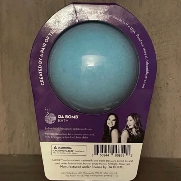 Barbie Bath Bomb Jasmine Bath Fizzy - Blue BRAND NEW! - Picture 2 of 2